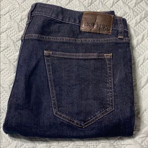 Express Men’s Jean Rocco Slim Leg Slim Fit 34 x 30